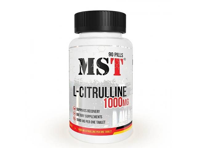 Комплекс до тренировки MST Nutrition L-Citrulline 1000 mg 90 Tabs