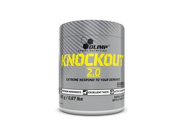 Комплекс до тренировки Olimp Nutrition Knockout 2.0 305 g /50 servings/ Citrus Punch