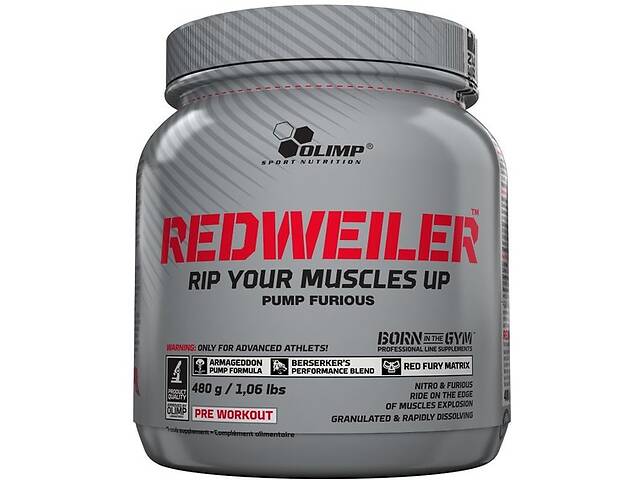 Комплекс до тренировки Olimp Nutrition RedWeiler 480 g /40 servings/ Orange
