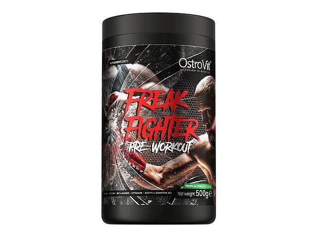 Комплекс до тренировки OstroVit Freak Fighter 500 g /25 servings/ Tropical Punch