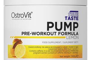 Комплекс до тренировки OstroVit PUMP Pre-Workout 300 g /30 servings/ Lemon