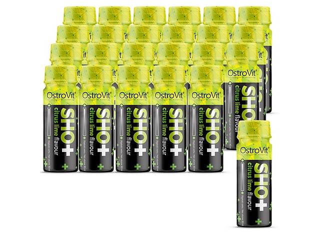 Комплекс до тренировки OstroVit SHO+ shot 24 х 80 ml Citrus Lime