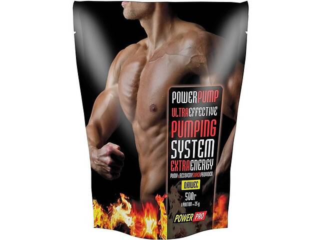 Комплекс до тренировки Power Pro Pumping System Extra Energy 500 g /20 servings/ Дюшес