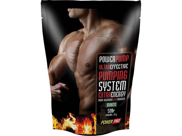 Комплекс до тренировки Power Pro Pumping System Extra Energy 500 g /20 servings/ Мохито