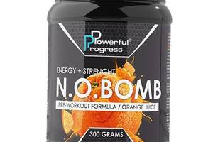 Комплекс до тренировки Powerful Progress N.O.BOMB 300 g /30 servings/ Orange