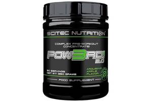 Комплекс до тренировки Scitec Nutrition POW3RD! 2.0 350 g /50 servings/ Apple