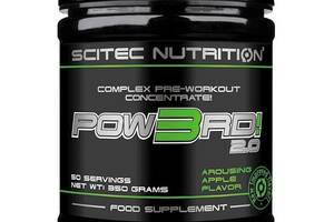 Комплекс до тренировки Scitec Nutrition POW3RD! 2.0 350 g /50 servings/ Apple