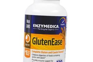 Комплекс ферментов для переваривания глютен и казеина GlutenEase Enzymedica 120капс (69466009)