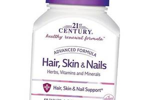 Комплекс кожа волосы ногти Hair Skin & Nails Advanced 21st Century 50таб (36440010)