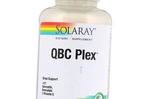 Комплекс Кверцетину Бромелайну та Вітаміну С QBC Plex Solaray 120вегкапс (70411004)