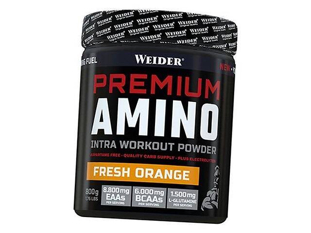 Комплекс Незаменимых Аминокислот Premium Amino Powder Weider 800г Апельсин (27089018)