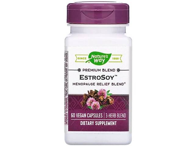 Комплекс при менопаузе Nature's Way EstroSoy, Menopause Relief Blend 60 Veg Caps NWY-14536