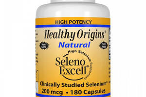 Комплекс Селен и Молибден Healthy Origins Seleno Excell Selenium 200 mcg 180 Caps