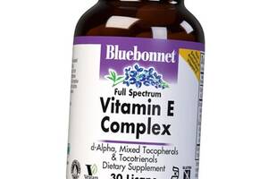 Комплекс Токоферолів та Токотрієнолів з Вітаміном Е, Vitamin E Complex, Bluebonnet Nutrition 30капс (36393115)