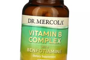 Комплекс Вітаміну В з Бенфотіаміном, Vitamin B Complex with Benfotiamine, Dr. Mercola 60капс (36387024)