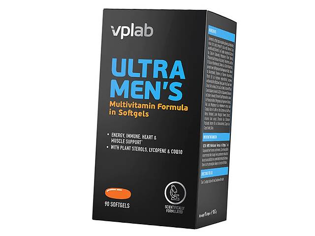 Комплекс витаминов для мужчин VP laboratory Ultra Men's Multivitamin 90 гелкапс (36099024)