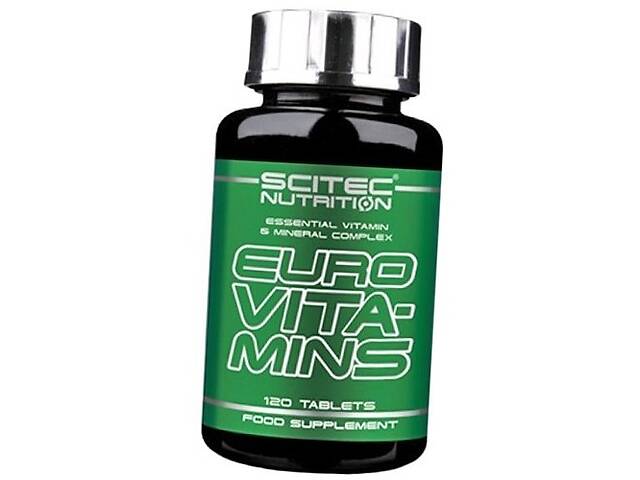 Комплекс Витаминов Euro Vita-Mins Scitec Nutrition 120таб (36087003)
