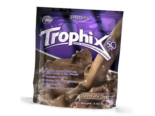 Комплексный Протеин Trophix 5.0 Syntrax 2270г Шоколад (29199007)