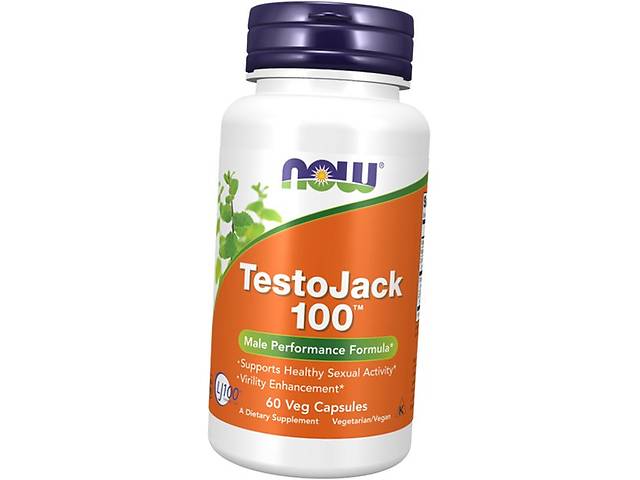 Комплексный Тестобустер Testo Jack 100 Now Foods 60вегкапс (08128006)