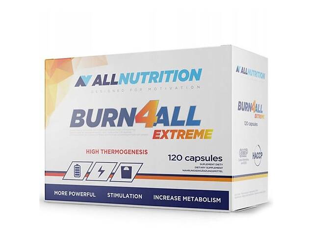 Комплексный жиросжигатель All Nutrition Burn4all 120 Caps
