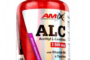 Комплексный жиросжигатель Amix Nutrition ALC with Taurine & Vitamin B6 120 Caps