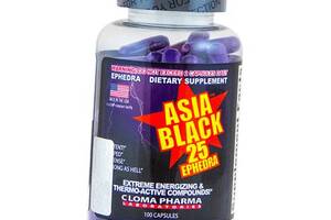 Комплексный Жиросжигатель Asia Black-25 Cloma Pharma 100капс (02081001)