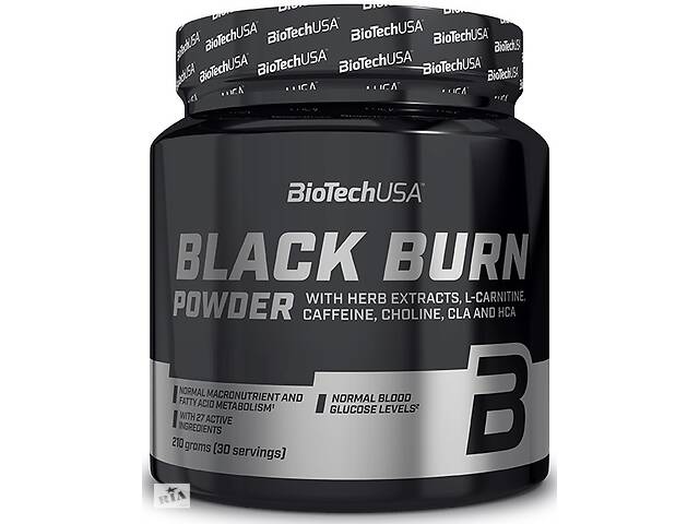 Комплексный жиросжигатель BioTechUSA Black Burn 210 g /30 servings/ Passion fruit