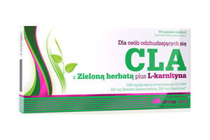 Комплексный жиросжигатель Olimp Nutrition CLA with Green Tea plus L-Carnitine 60 Caps