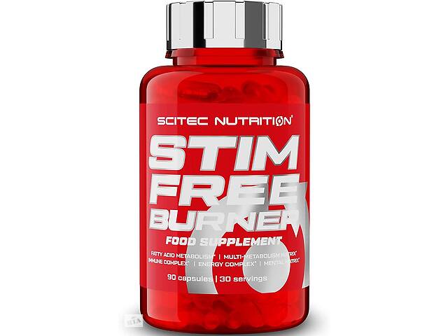 Комплексный жиросжигатель Scitec Nutrition Stim Free Burner 90 Caps