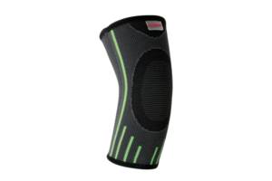 Компрессионный налокотник MadMax MFA-283 3D Compressive elbow support 1 шт L Dark grey/Neon green