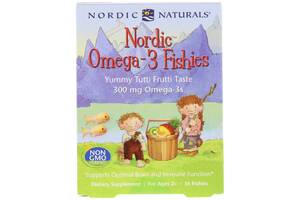Конфеты в виде рыбок Nordic Naturals Nordic Omega-3 Fishies 300 мг 36 рыбок (NOR31130)