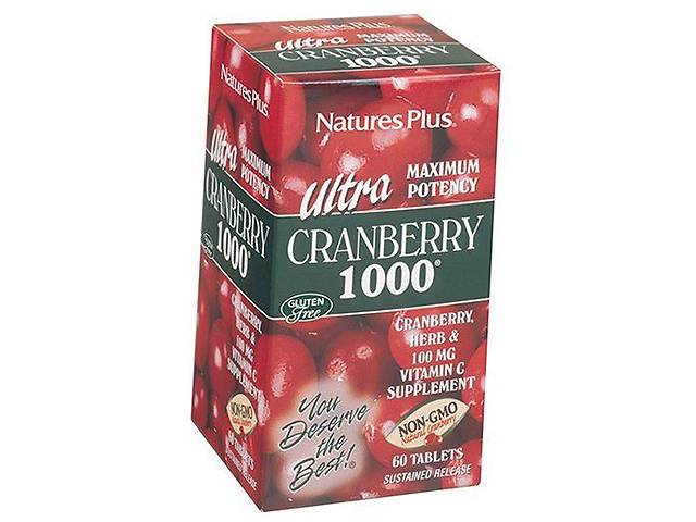 Концентрат Клюквы Cranberry 1000 Nature's Plus 90таб (71375001)
