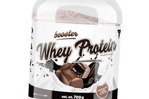 Концентрат Сироваткового Білка, Booster Whey Protein, Trec Nutrition 700г Потрійний шоколад (29101013)