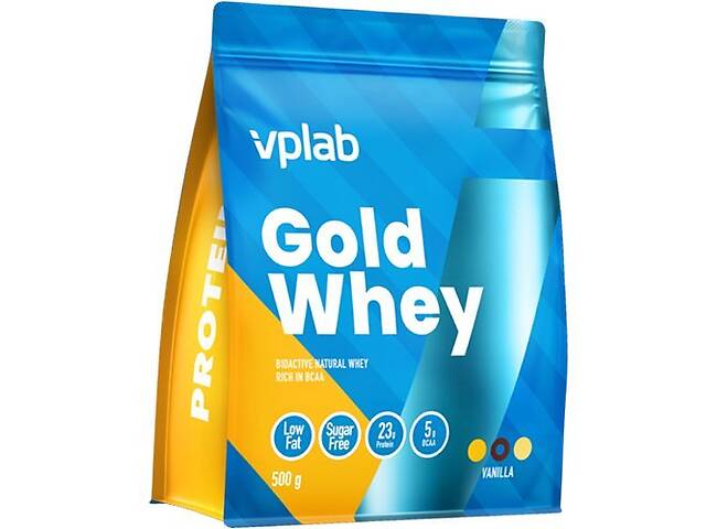 Концентрат Сывороточного Белка Gold Whey VP laboratory 500 г Ваниль (29099007)