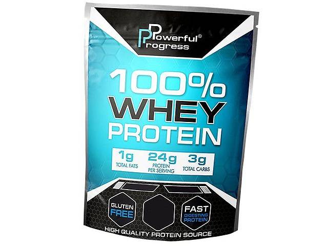 Концентрат Сывороточного Протеина 100% Whey Protein Powerful Progress 2000г Лесная ягода (29401001)
