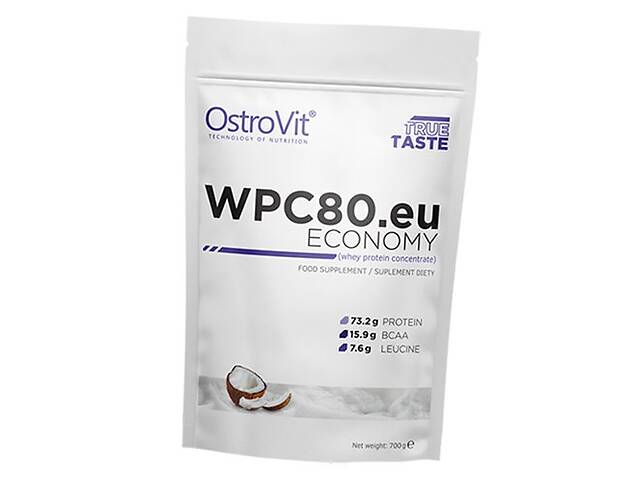 Концентрат Сывороточного Протеина WPC80.eu economy Ostrovit 700г Кокос-крем (29250008)