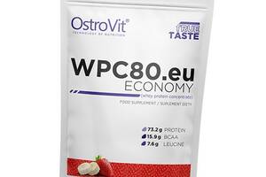 Концентрат Сироваткового Протеїну, WPC80.eu economy, Ostrovit 700г Полуниця-банан (29250008)