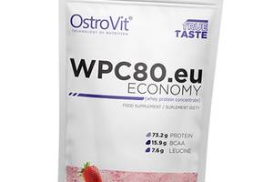 Концентрат Сироваткового Протеїну, WPC80.eu economy, Ostrovit 700г Полуниця (29250008)