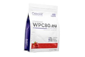 Концентрат Сывороточного Протеина WPC80.eu standart Ostrovit 900г Клубника (29250004)