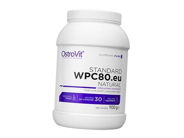 Концентрат Сывороточного Протеина WPC80.eu standart Ostrovit 900г Без вкуса (29250004)