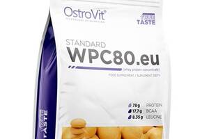 Концентрат Сироваткового Протеїну, WPC80.eu standart, Ostrovit 900г Бісквітна мрія (29250004)