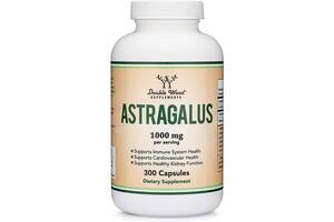 Корень астрагала Double Wood Supplements Astragalus 1000 mg (2 caps per serving) 300 Caps