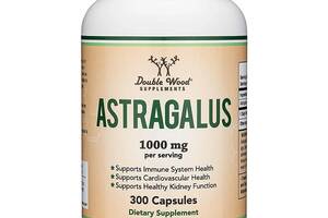 Корень астрагала Double Wood Supplements Astragalus 1000 mg (2 caps per serving) 300 Caps