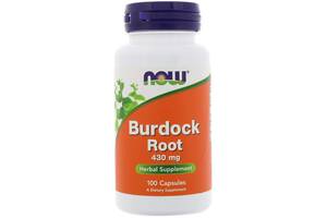 Корень лопуха Burdock Root Now Foods 430 мг 100 капсул