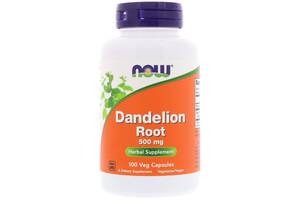 Корень одуванчика Dandelion Root Now Foods 500 мг 100 капсул