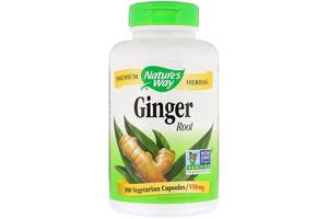 Корень Имбиря, Ginger Root, Nature's Way,, 550 мг, 180 капсул