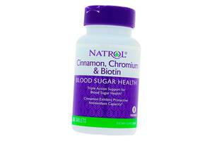 Корица Хром и Биотин Cinnamon Chromium & Biotin Natrol 60таб (71358010)