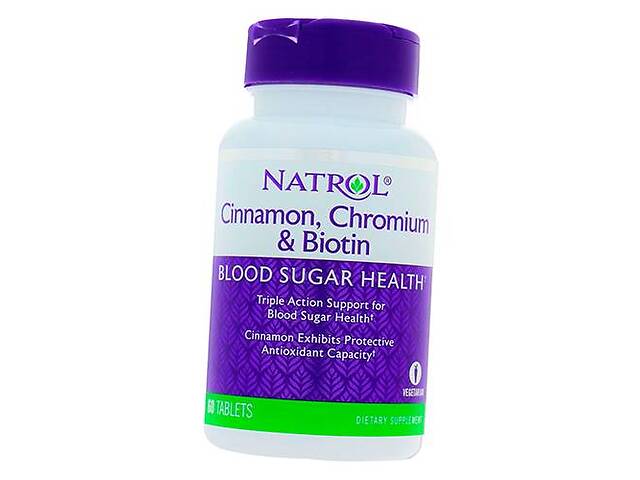 Корица Хром и Биотин Cinnamon Chromium & Biotin Natrol 60таб (71358010)