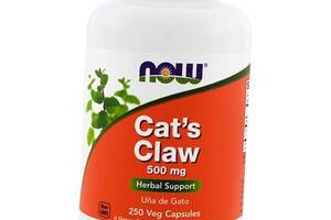 Кошачий Коготь Cat's Claw 500 Now Foods 250вегкапс (71128029)