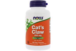 Кошачий коготь (Cat s Claw) Now Foods 500 мг 100 вегетарианских капсул